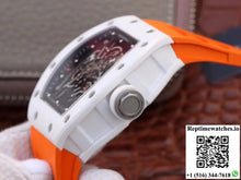 Richard Mille RM055 Skeleton Dial Orange Strap KV Factory V2 - Watches
