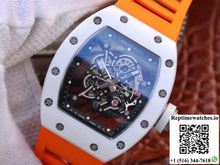 Richard Mille RM055 Skeleton Dial Orange Strap KV Factory V2 - Watches