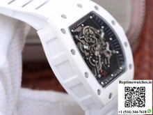 Richard Mille RM055 White Ceramic Skeleton Dial KV Factory V2 - Watches