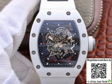Richard Mille RM055 White Ceramic Skeleton Dial KV Factory V2 - Watches