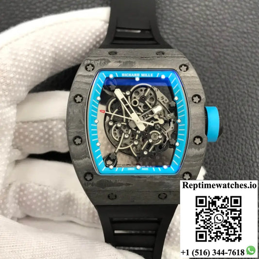 Richard Mille RM055 ZF Factory Carbon Fiber Case - Watches