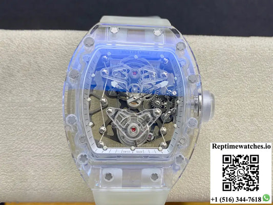 Richard Mille RM056 Tourbillon Eur Factory White Transparent Strap Product Photo 1