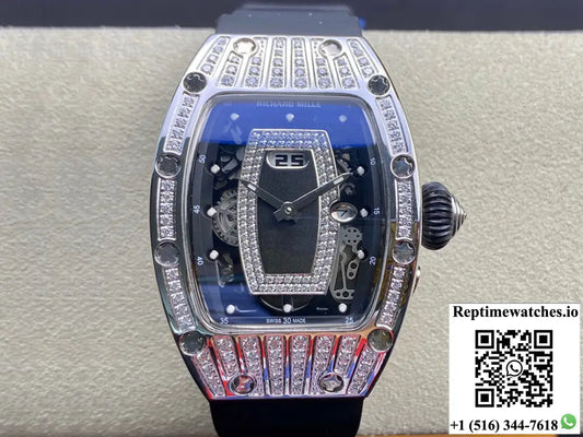 Richard Mille RM07-01 RM Factory Black Rubber Strap - Watches