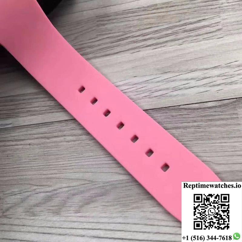 Richard Mille Rm07 Ladies Pink Dial With Diamonds-Rep Time Watches