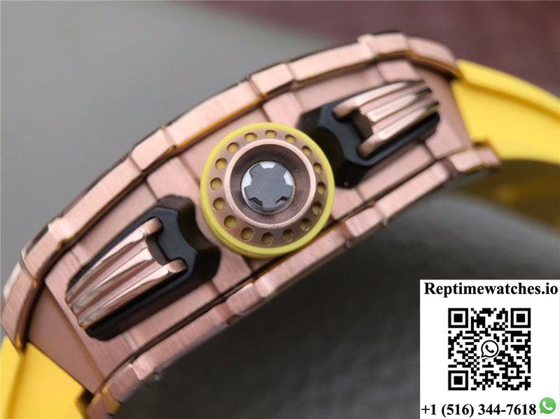 Richard Mille Rm11-03 Kv Factory Rose Gold Skeleton Dial-Rep Time Watches