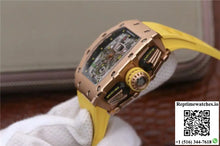 Richard Mille RM11-03 KV Factory Rose Gold Skeleton Dial - Watches