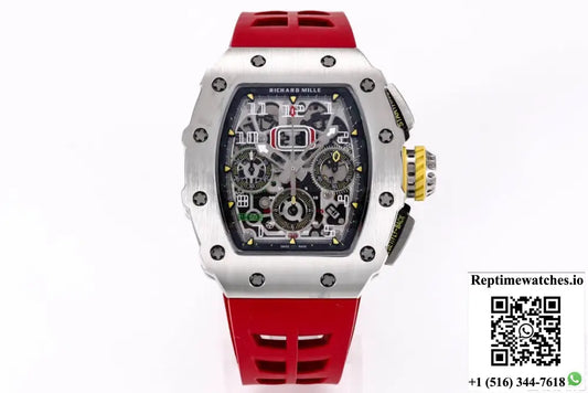 Richard Mille RM11-03RG KV Factory Titanium Red Strap - Watches