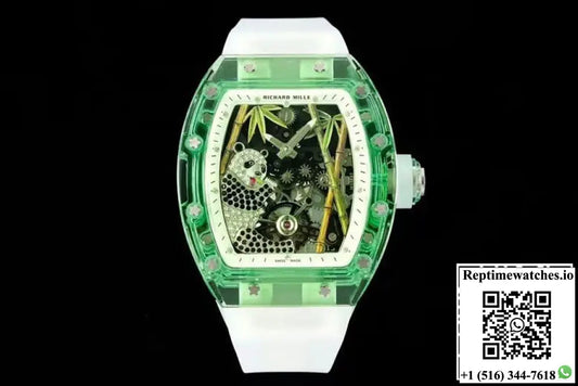Richard Mille RM26-01 Tourbillon RM Factory Green Transparent Case - Watches