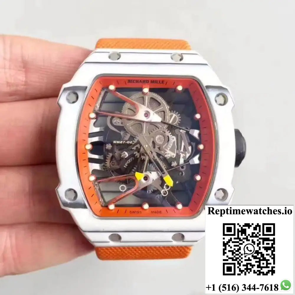 Richard Mille RM27-02 Forged Carbon Black and Skeleton Dial - Watches