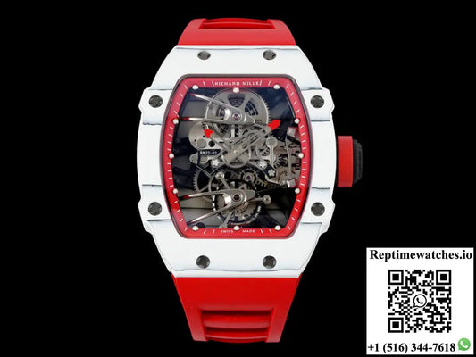 Richard Mille RM27-02 Rafael Nadal Tourbillon RM Factory Red Rubber Strap - Watches