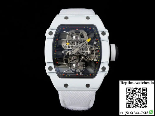 Richard Mille RM27-02 Rafael Nadal Tourbillon RM Factory White Strap - Watches
