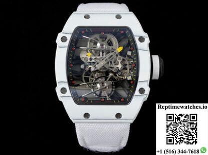 Richard Mille Rm27-02 Rafael Nadal Tourbillon Rm Factory White Strap-Rep Time Watches