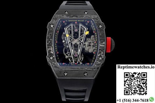 Richard Mille Rm27-03 Rafael Nadal Tourbillon Rm Factory Rubber Strap-Rep Time Watches