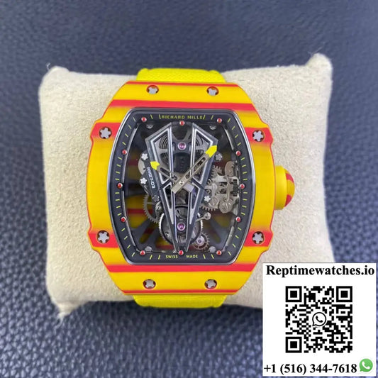 Richard Mille RM27-03 Rafael Nadal Tourbillon RM Factory Yellow Strap - Watches