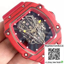 Richard Mille RM27-03 Red Forged Carbon Black Skeleton Dial - Watches