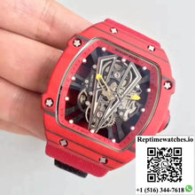 Richard Mille RM27-03 Red Forged Carbon Black Skeleton Dial - Watches