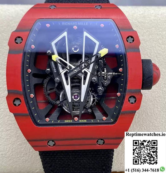 Richard Mille Rm27-03 Tourbillon Bbr Factory Red Carbon Fiber Case-Rep Time Watches