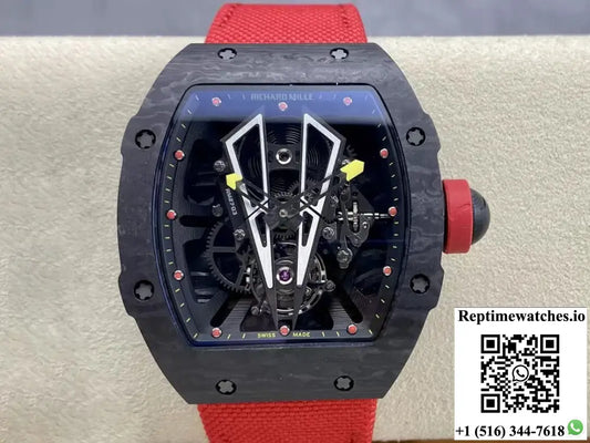 Richard Mille RM27-03 Tourbillon BBR Factory Red Strap - Watches