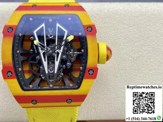 Richard Mille RM27-03 Tourbillon BBR Factory Yellow Carbon Fiber Case - Watches