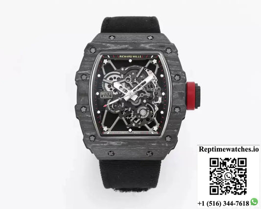 Richard Mille RM35-01 BBR Factory Black Carbon Fiber Case - Watches