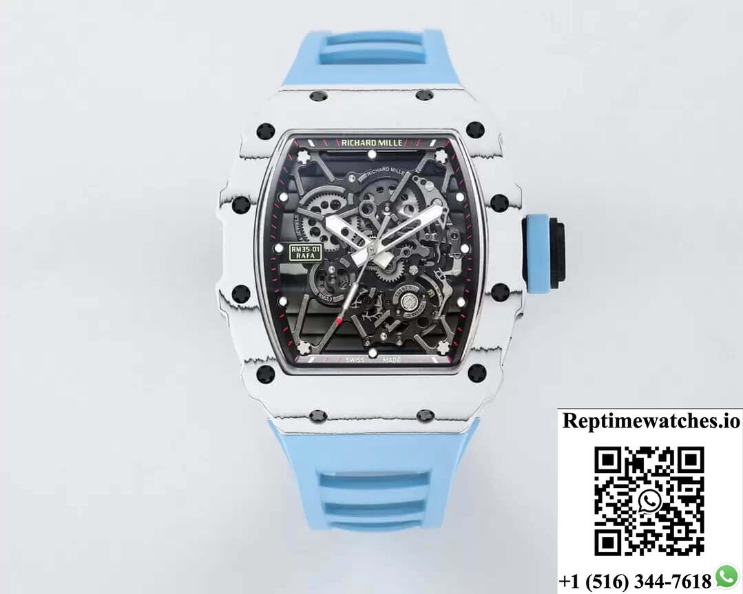 Richard Mille Rm35-01 Bbr Factory Blue Strap-Rep Time Watches
