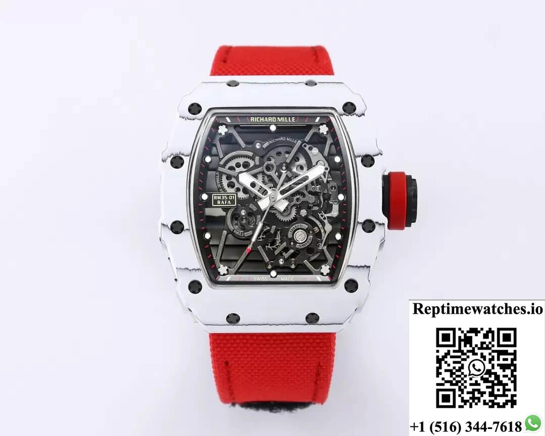 Richard Mille Rm35-01 Bbr Factory Carbon Fiber Case-Rep Time Watches