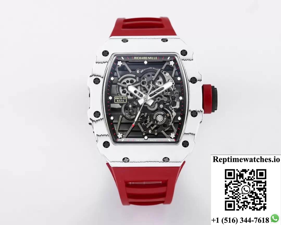 Richard Mille Rm35-01 Bbr Factory Red Strap-Rep Time Watches