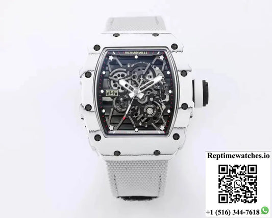 Richard Mille RM35-01 BBR Factory White Carbon Fiber Case - Watches
