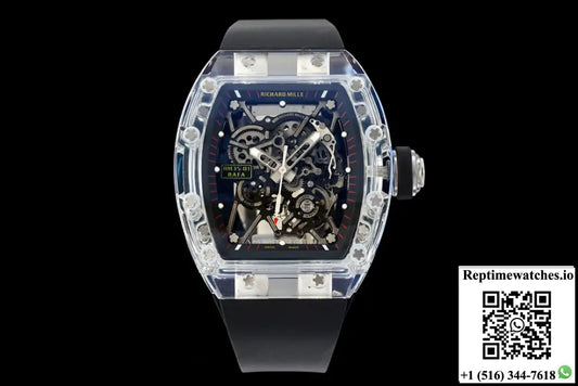 Richard Mille RM35-01 RM Factory Black Rubber Strap - Watches