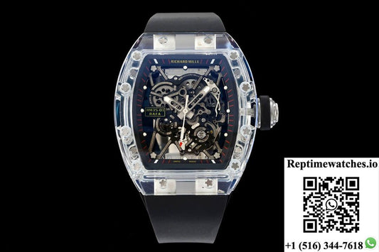 Richard Mille Rm35-01 Rm Factory Black Rubber Strap-Rep Time Watches