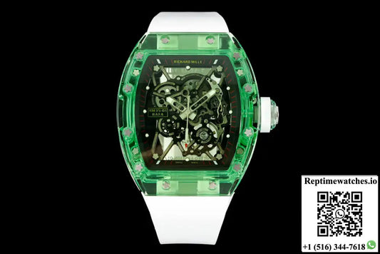 Richard Mille RM35-01 RM Factory Green Transparent Case - Watches