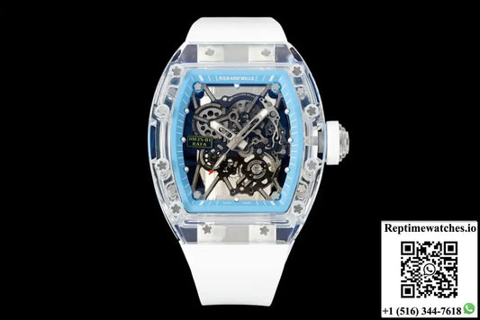 Richard Mille RM35-01 RM Factory White Rubber Strap - Watches