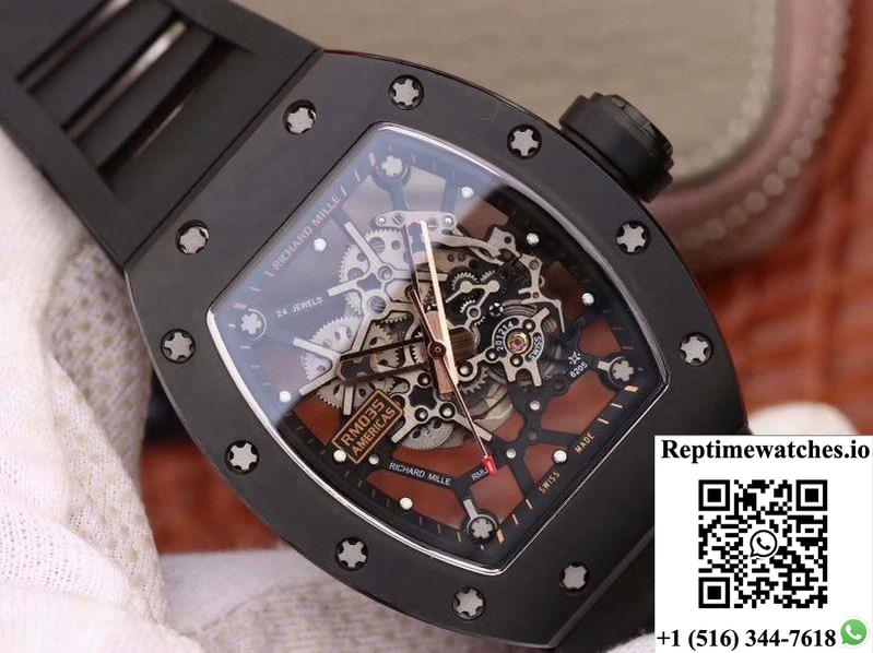 Richard Mille Rm35-02 Americas Kv Factory Skeleton Dial-Rep Time Watches