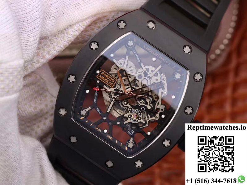 Richard Mille Rm35-02 Americas Kv Factory Skeleton Dial-Rep Time Watches