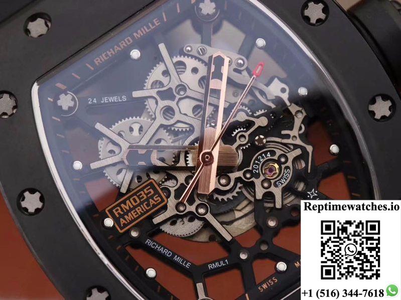 Richard Mille Rm35-02 Americas Kv Factory Skeleton Dial-Rep Time Watches