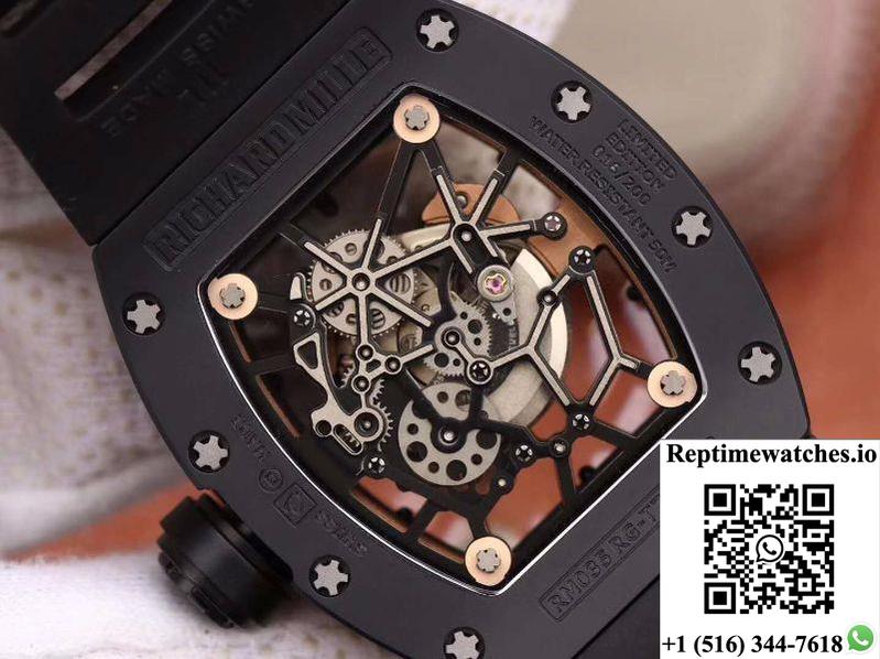 Richard Mille Rm35-02 Americas Kv Factory Skeleton Dial-Rep Time Watches