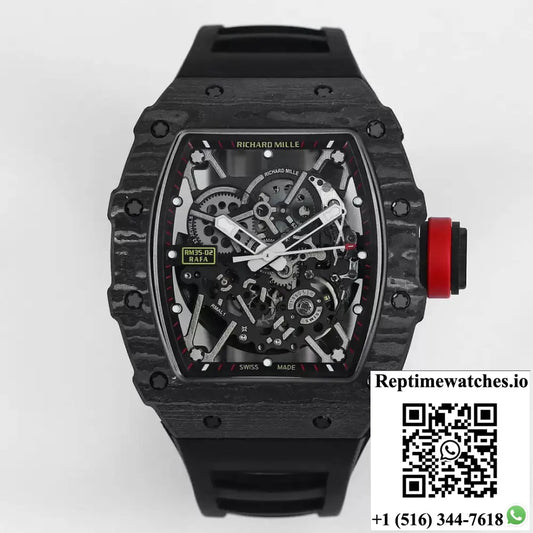 Richard Mille RM35-02 BBR Factory Black Carbon Fiber - Watches