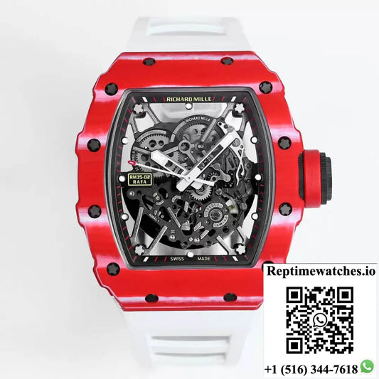Richard Mille RM35-02 BBR Factory Red Carbon Fiber - Watches