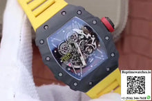 Richard Mille RM35-02 Rafael Nadal KV Factory Black Skeleton Dial - Watches