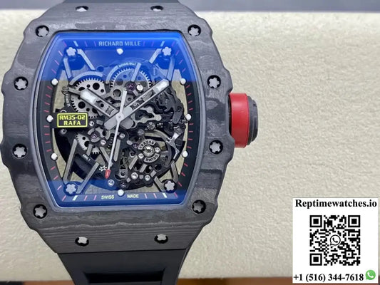 Richard Mille RM35-02 T+ Factory Black Carbon Fiber - Watches