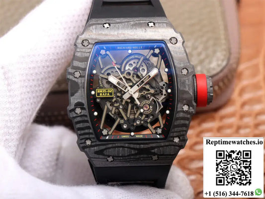 Richard Mille RM35-02 ZF Factory Carbon Fiber Case - Watches