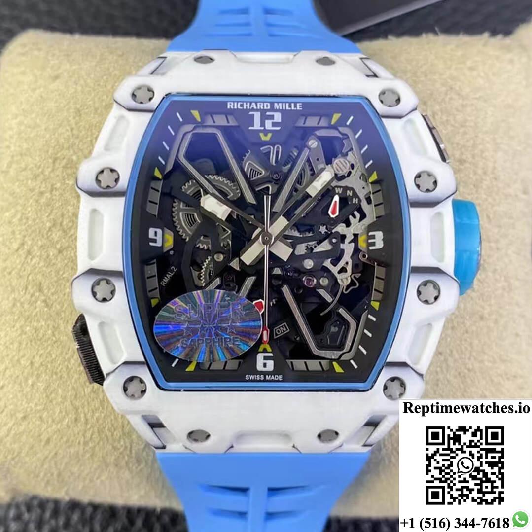 Richard Mille Rm35-03 Rm Factory White Ntpt Carbon Fiber-Rep Time Watches
