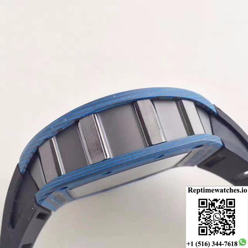 Richard Mille Rm50-27-01 Ntpt Blue Forged Carbon Skeleton Dial-Rep Time Watches