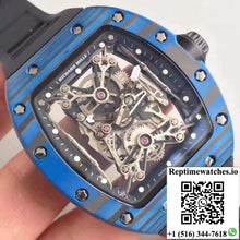 Richard Mille RM50-27-01 NTPT Blue Forged Carbon Skeleton Dial - Watches