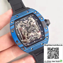 Richard Mille RM50-27-01 NTPT Blue Forged Carbon Skeleton Dial - Watches