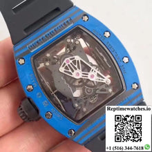Richard Mille RM50-27-01 NTPT Blue Forged Carbon Skeleton Dial - Watches