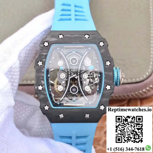 Richard Mille RM53-01 Tourbillon Pablo Mac Donough JB Factory Black Hollow dial AI Factory