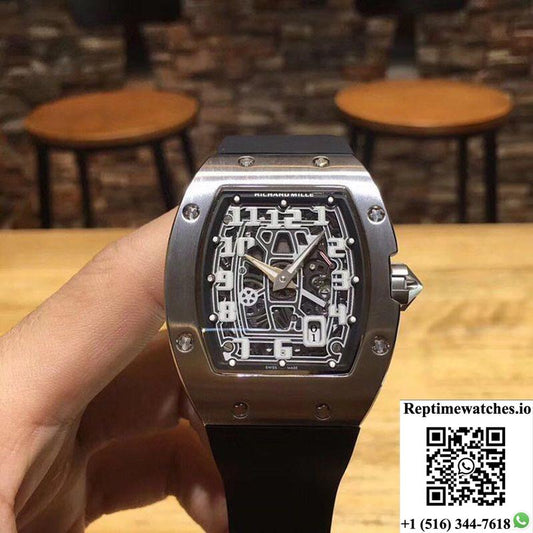 Richard Mille Rm67-01 Extra Flat Titanium Skeleton Dial-Rep Time Watches