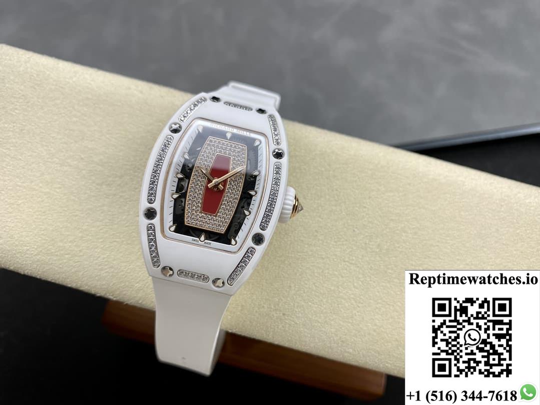 Richard Miller Ladies Rm07-01 Bba Factory Ceramic Model-Rep Time Watches