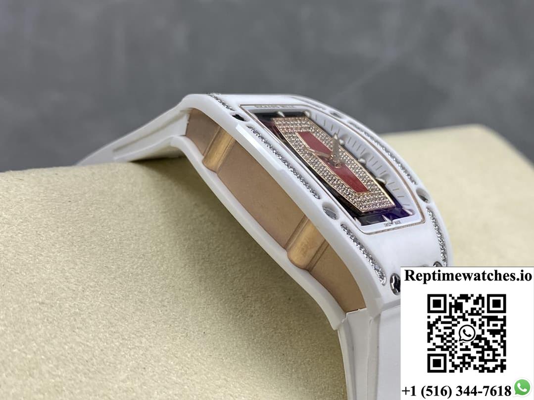 Richard Miller Ladies Rm07-01 Bba Factory Ceramic Model-Rep Time Watches
